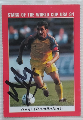 George Hagi Romania signed