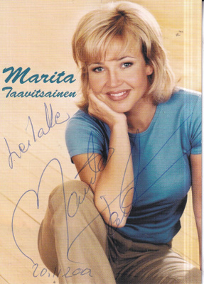 Marita Taavitsainen , nimmari . e279