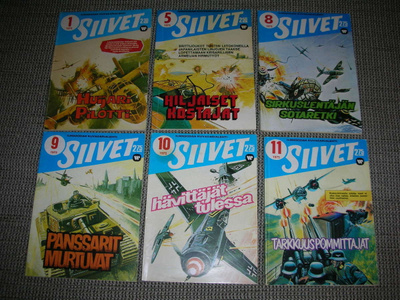 Siivet 1975 1,5,8,9,10 ja 11