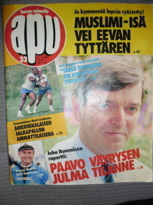 Apu nro 33/14.8.1987 lehti