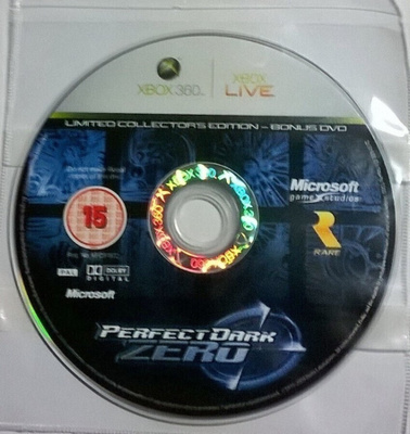 * Perfect Dark Zero Limited Edition BonusDVD Lue Kuvaus