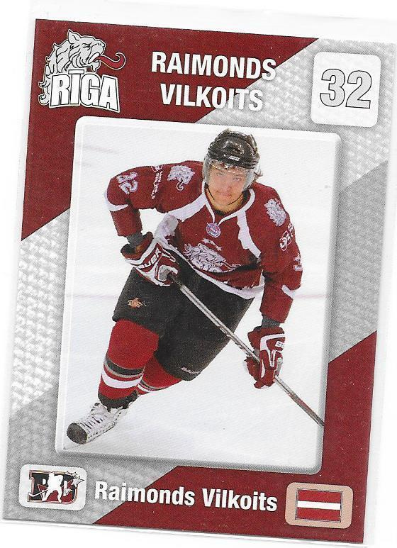 2010-11 HK Riga #4 Raimonds Vilkoits ex- Jokipojat
