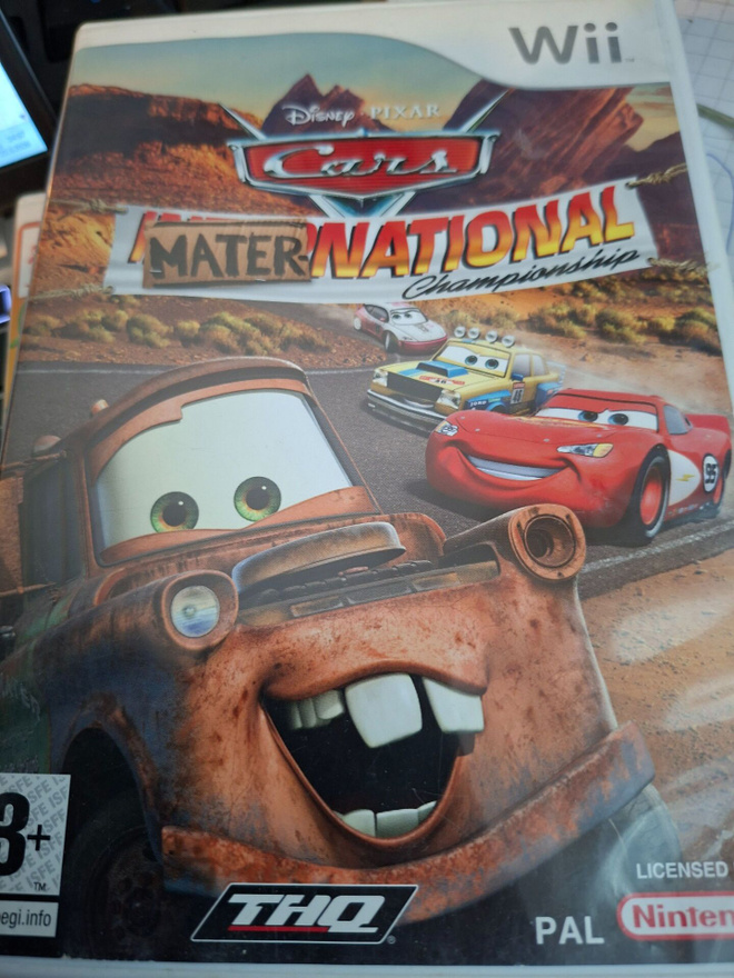 Wii Cars Mater-National Championship CIB