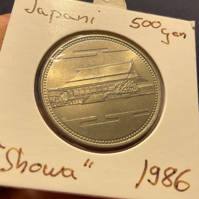 Japani 500 yen ”Showa” 1986