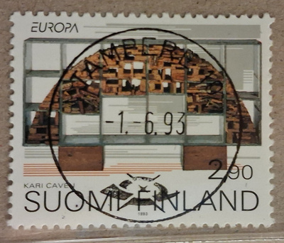 1993 2,90mk Europa: Nappiloisto Tampere 1.6.93 (886)