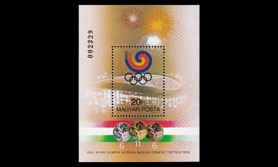 Unkari 4002BL201 ** Mitalistit Soulin kesäolympialaisissa (
