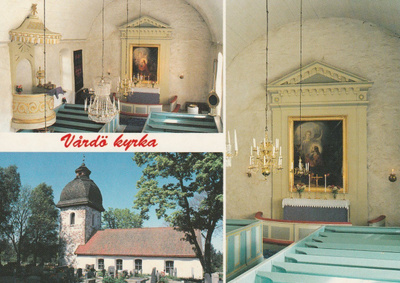 KIRKKOKORTTI - ÅLAND - VÅRDÖ KIRKKO - 1