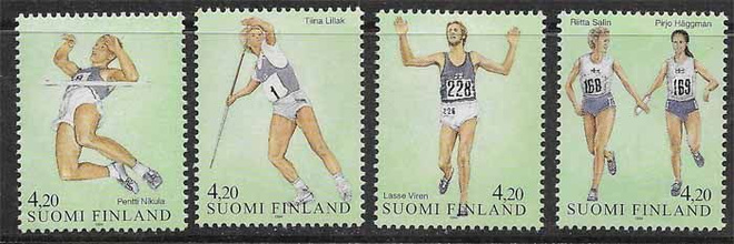LaPe n:o 1246-49 ** ( Finlandia 95 )