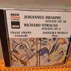 Brahms/Strauss:Sonatas for piano and cello-Aman-Merkle CD - pikkukuva 1