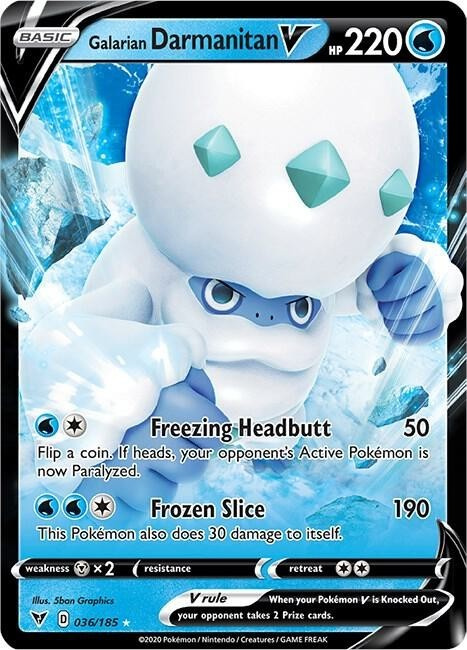Galarian Darmanitan V 036/185 - Vivid Voltage - NM/M