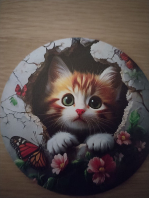 Kissa jääkaappi magneetti