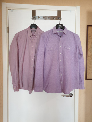 Kaksi Dressmannin kauluspaita L(41/42)