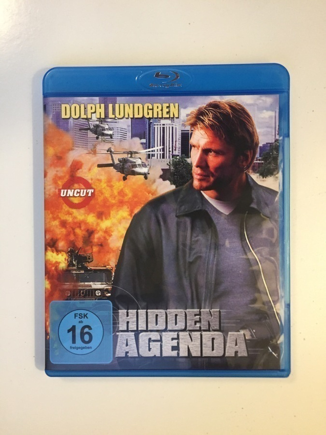 Hidden Agenda - UNCUT (Blu-ray) Dolph Lundgren (2001)