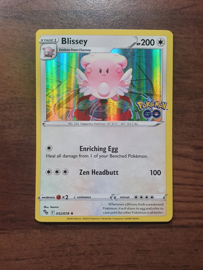 Pokemon Blissey 052/078 Holo Rare