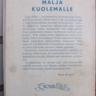 Dorothy B. Hughes: Malja kuolemalle, Suomen Kirja 1944. 272s - pikkukuva 2