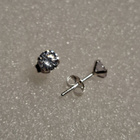 Hopeiset zirconia kivellä Uudet 6 mm - pikkukuva 3