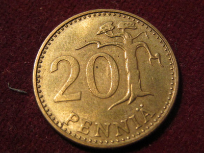 20 penniä 1988