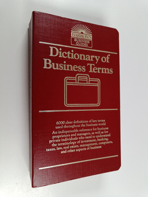 Jack P. Friedman : Dictionary of business terms