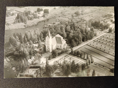 VANHA Postikortti Ylivieska 1964 Karhumäki Alkup.Mallikappal