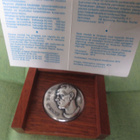 Paavo Nurmi Tarkistettua Hopeaa Mitali 40 mm - pikkukuva 1