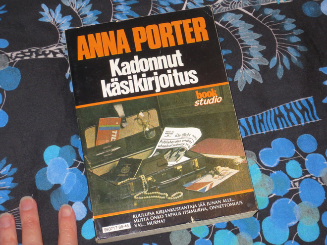 Pokkari Kadonnut käsikirjoitus (Anna Porter)