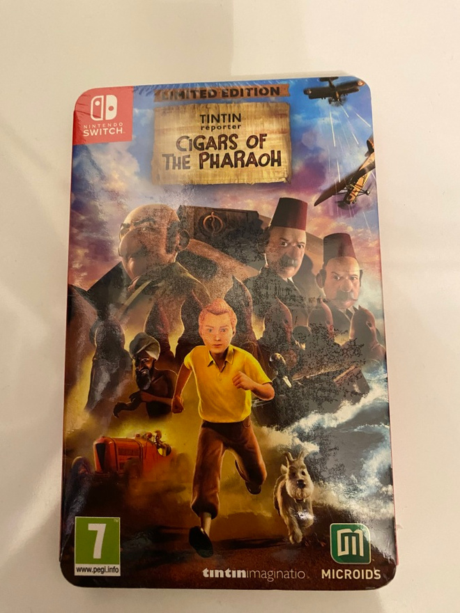 Nintendo Switch tintin reporter cigars of the pharaoh
