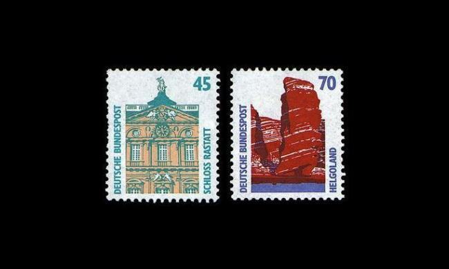 Saksa 1468-9 ** Käyttömerkkejä: nähtävyyksiä (1990)