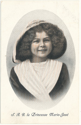 Belgian Prinsessa Marie-Jose / vanha kortti