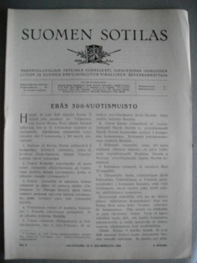 Suomen Sotilas Nro 6/1926 (15.3)