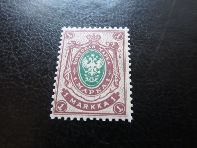1914 1 mk lila / vihreä **