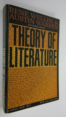 Rene Wellek : Theory of literature