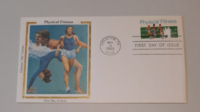 USA FDC Physical Fitness Colorano "Silk"