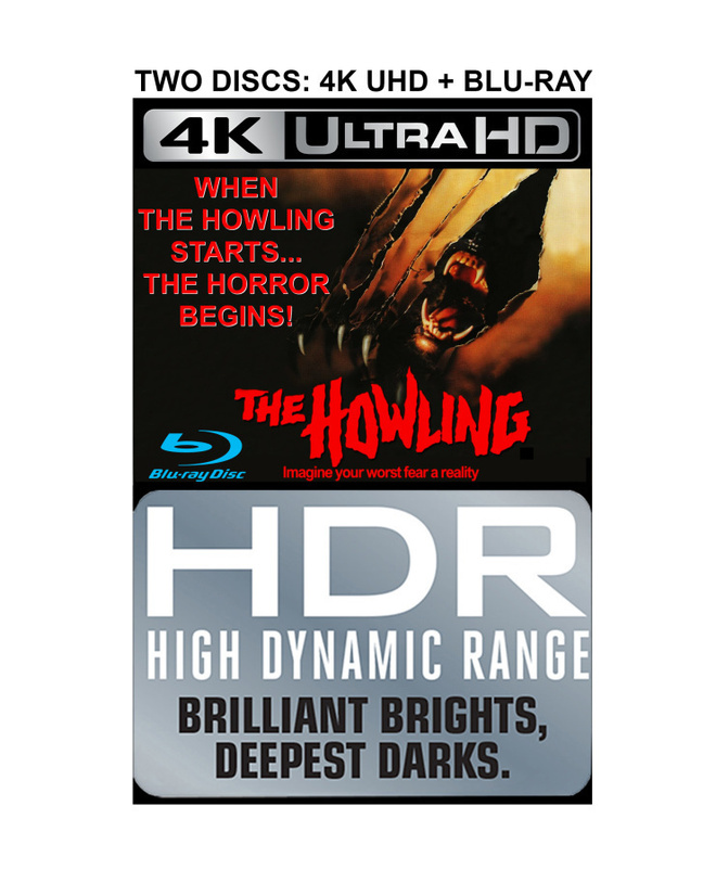 NEW THE HOWLING - ULVONTA (1981) 4K UHD HDR - FREE SHIPPING