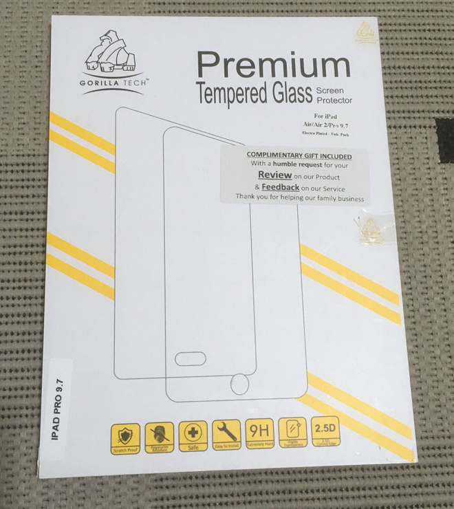 Apple iPad Air/Air 2/Pro 9.7 panssarilasi 9H