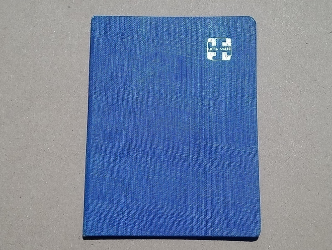 Lotta - Svärd vihkon kannet. Koko - 165*110 mm.