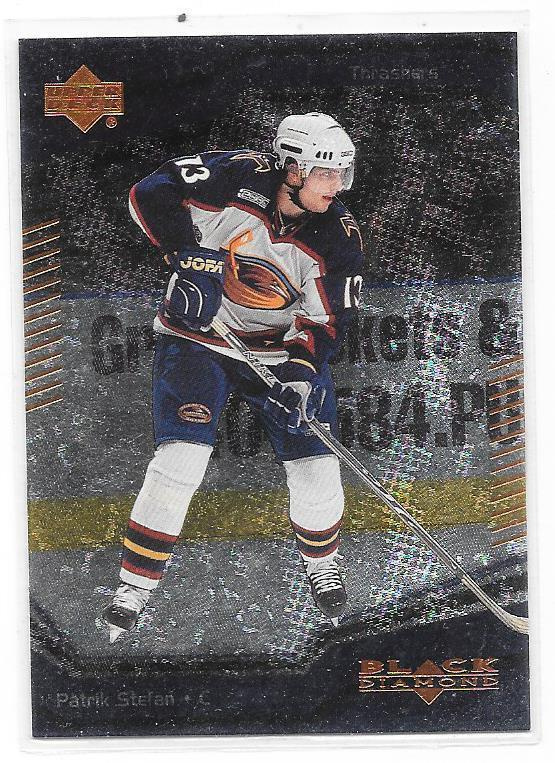 2000-01 Black Diamond #3 Patrik Stefan Atlanta Trashers