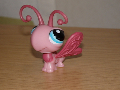 LITTLEST PET SHOP vaaleanpuna-malva PERHONEN #1300