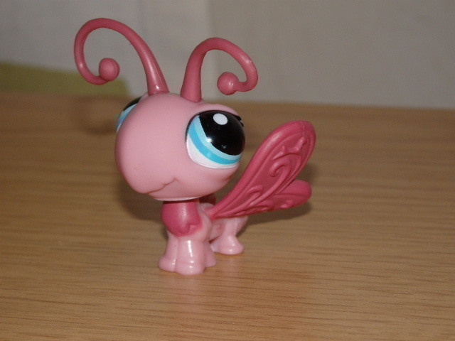 LITTLEST PET SHOP vaaleanpuna-malva PERHONEN #1300