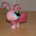 LITTLEST PET SHOP vaaleanpuna-malva PERHONEN #1300 - pikkukuva 1