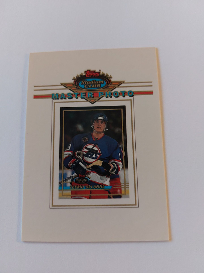 1993-94 Stadium Club Master Photos Redemptions Teemu Selänne