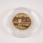 1219. Kultaraha 100€ 'Keskiyön Aurinko', Proof, Rahapaja Oy. - pikkukuva 3