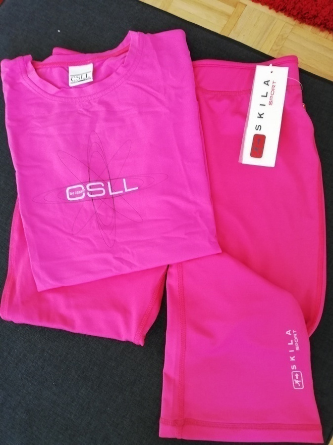 Casall treenipaita, S, Skila caprit,S/160cm, pinkit
