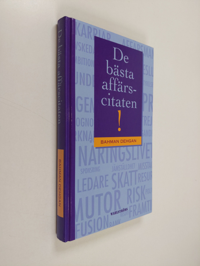 Bahman Dehgan : De bästa affärscitaten!
