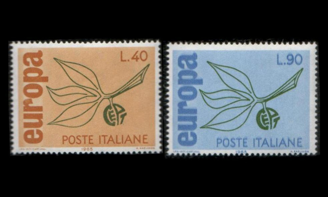 Italia 1186-7 ** Europa (1965)