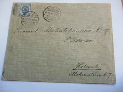 1908 Tervola venäläisleima kuorella