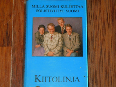 C-kasetti - SOLISTIYHTYE SUOMI - Kiitolinja PROMO - 1991 EX+