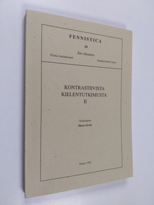 Kontrastiivista kielentutkimusta 2 (signeerattu, tekijän ...