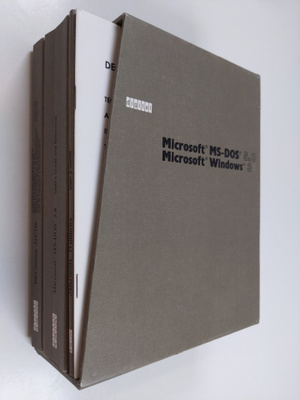 Microsoft MS-Dos 5.0 ; Microsoft Windows 3 - Users guide ...