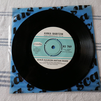 Kirka Babitzin - Ehkä Suukon Antaa Saan 7" 1968