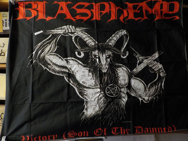 BLASPHEMY UUSI SEINÄLIPPU